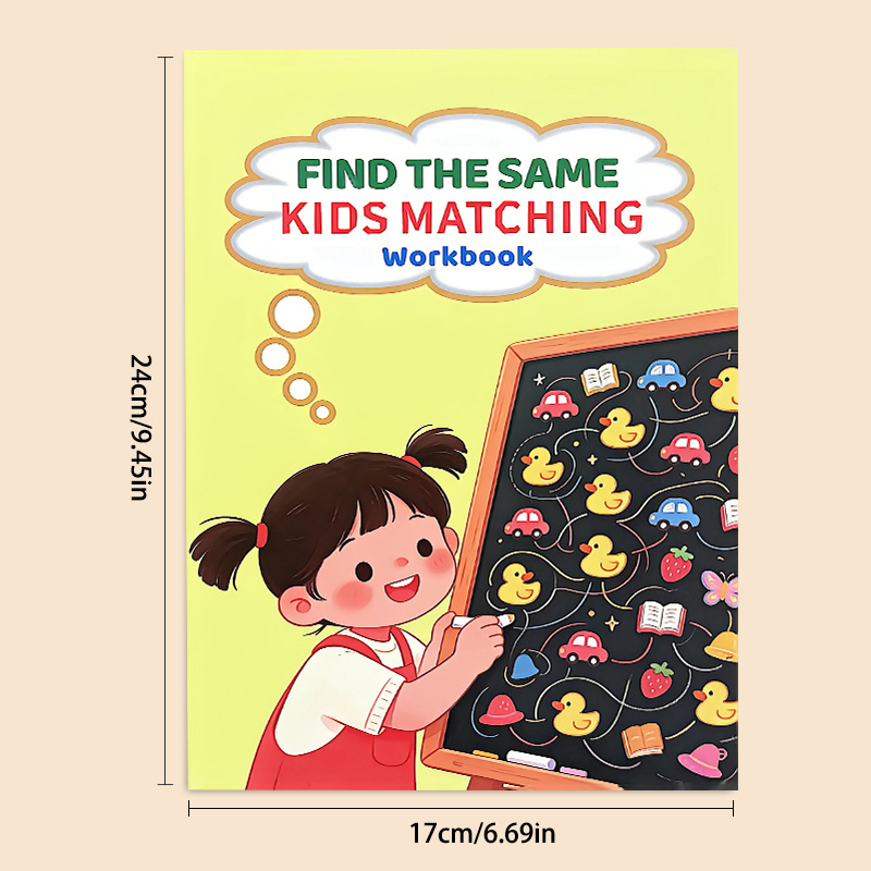아이들을 위한 동일한 그림 맞추기 활동 책, 시각적 탐 - Kids Education Activities 리뷰 및 가격